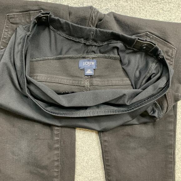J Crew Jeans Womens 28 Black Maternity Signature Stretch Ankle Length Pull On - Picture 5 of 11